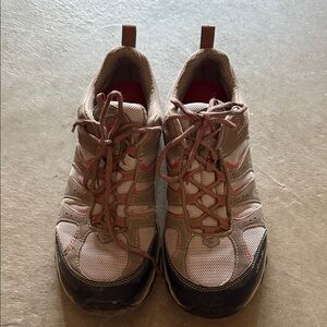 Men’s Athletic hiking Shoes -  Burnt Orange and Gray